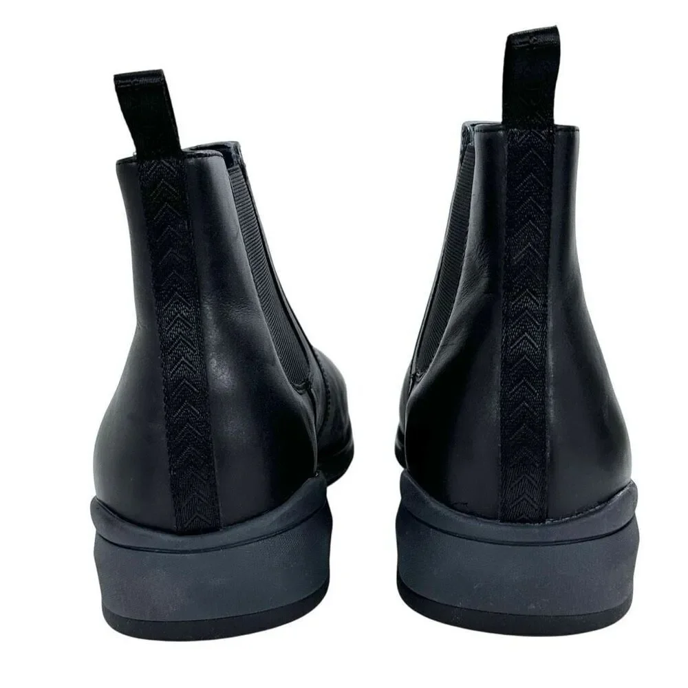 Johnston & Murphy XC4® Elkins Black Leather Chelsea Boot Men’s Size 13